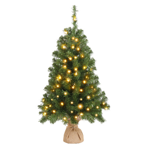 3ft 150 Branches Top Stars 8 Mode Battery Switch Christmas Tree Deor 1