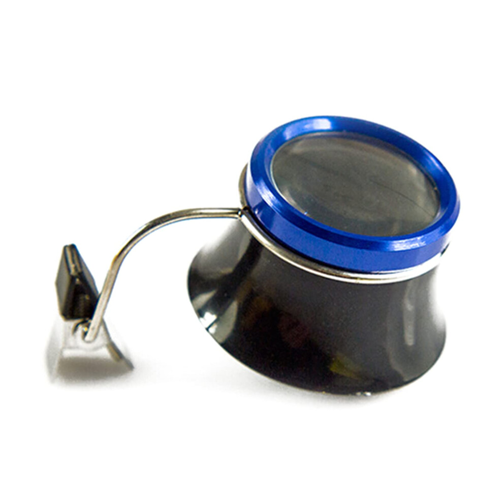 Portable Clip On Magnifying Glass 10X Magnifier for Jewelry Repair, Watch Inspection, Crafts and Hobby Work
