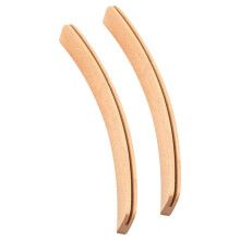 Pack of 2 Wooden Playing Card Holders Beech Beige for Bingo Domino Stand Rack Compatible with Standard Playing Cards