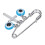 Handgemachtes blauer Strass-Anstecker-Set: Perfekt als Geschenk & modebewusstes Accessoire 13