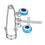 Handgemachtes blauer Strass-Anstecker-Set: Perfekt als Geschenk & modebewusstes Accessoire 5