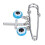Handgemachtes blauer Strass-Anstecker-Set: Perfekt als Geschenk & modebewusstes Accessoire 8
