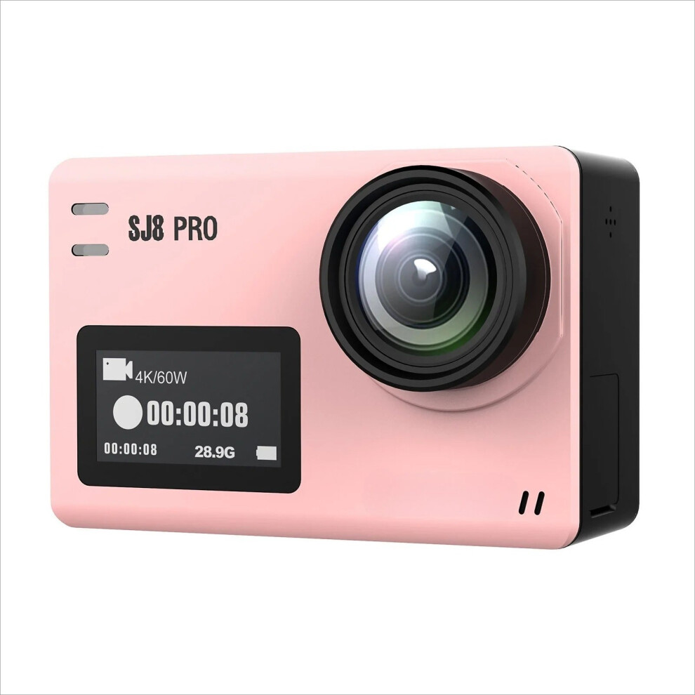 (White) Fast 4K 60Fps 5G Wifi Action Cam - Eis Anti-Shake, 2.33" Touch, 170 Wide, 8X Zoom, Waterproof White 8727971923993