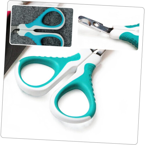 Practical Cat Clippers for Pet Claw Cutting, Rust-Proof Handle, Crescent Design, Safe and Easy to Use 1