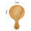 Bamboo Wood Pizza Tray Clear Texture Comfortable 13