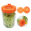 4Pcs Easy Rinse and Drain Plastic Sprouting Lids 12