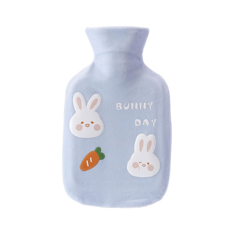 Hot Water Bottle Bag Hand Warmer Animal Pattern for Winter Comfort and Abdominal Pain Relief, 2L Size, Soft Material