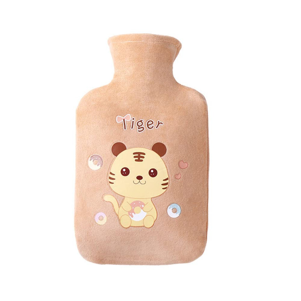 Cartoon Animal Hot Water Bottle Bag 1000ml Hand Warmer for Winter Neck and Stomach Pain Relief