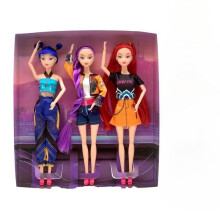 (3 pcs) 2025 New Release 3 Pcs Mira Demon Hunter Action  Set – Anime-Inspired K-POP Collectible Dolls Featuring Rumi, Mira & Zoey, Premium Vinyl Figurine