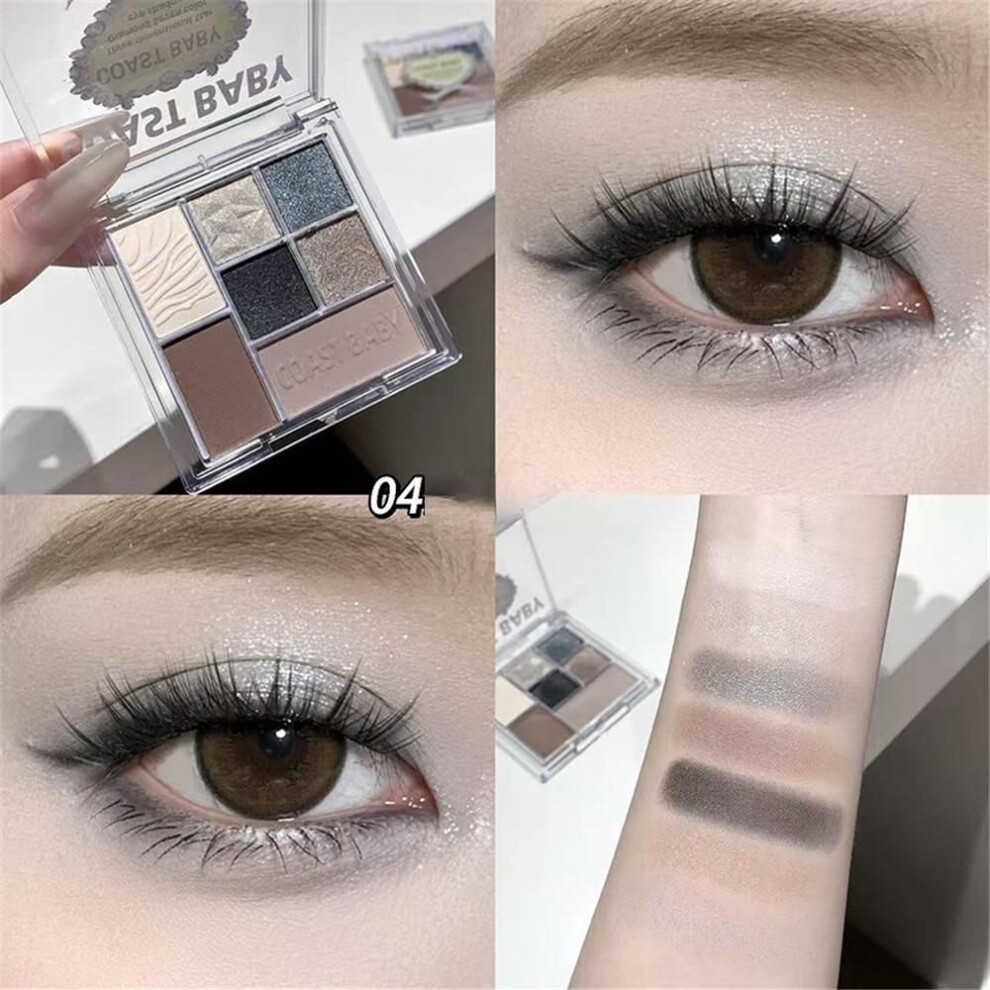 (Type#4) Coast Baby Star Diamond Seven-color Eyeshadow Face Comprehensive Palette-image-OPC-PK69S82-NEW