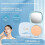 (White) Lanemh Sunscreen Light Concealer Powder Foundation Makeup Touch-up Oil Control 5
