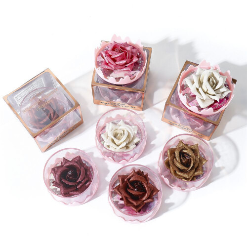 (Type#2) Makeup Leafp0em 3D Three-dimensional Rose Highlight Blush Naturally Enhances 2