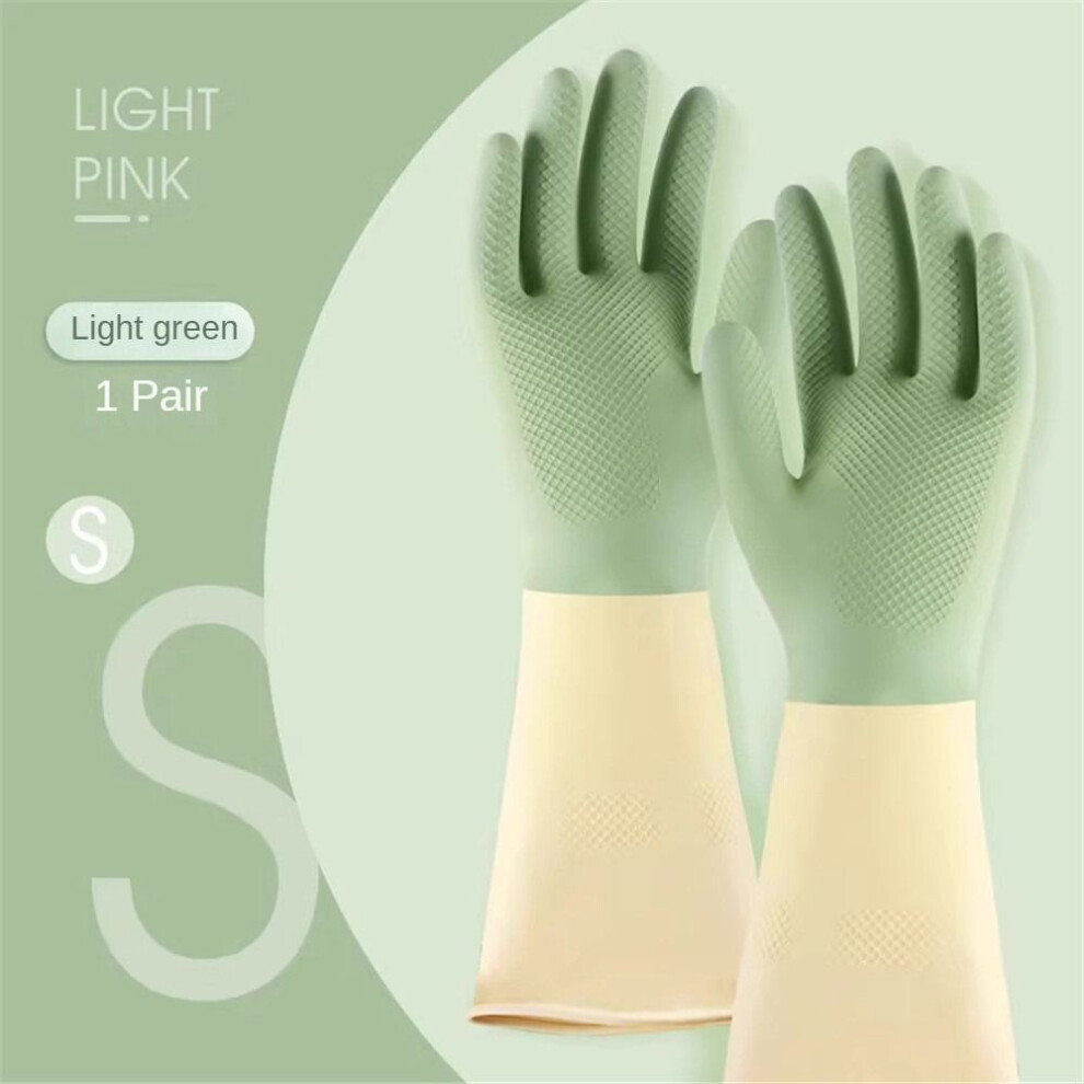 (B#S) Rubber Housework Dishwashing Gloves Home Kitchen Women Cleaning Special-image-OPC-PK69YDP-NEW