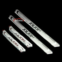 (Silver) For Haval Jolion Car Accessories Door Sill Protector Scuff Plate Auto Threshold Stickers Guard Pedal Trim 2021 2022 2023 2020