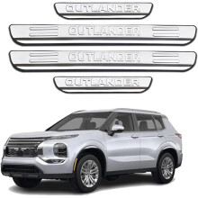 Door Sill Protector Trim Guard for Mitsubishi Outlander 2013-2025, Stainless Steels Accessories Plates Cover Auto Interior Accessory