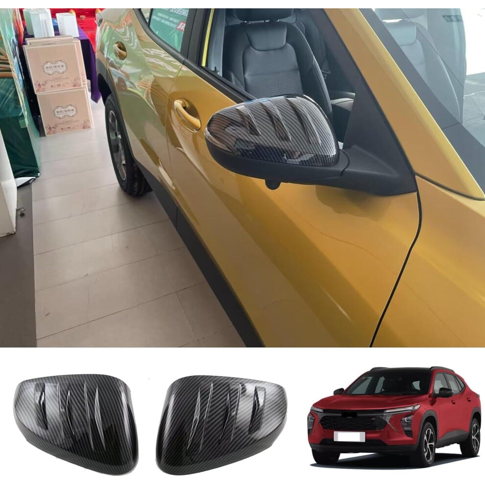 Car Door Side Mirrors Covers For Chevy Trax 2024 2025 Carbon Fiber Auto Exterior Accessories Rearview Mirrors Protector Trim 6910530003331