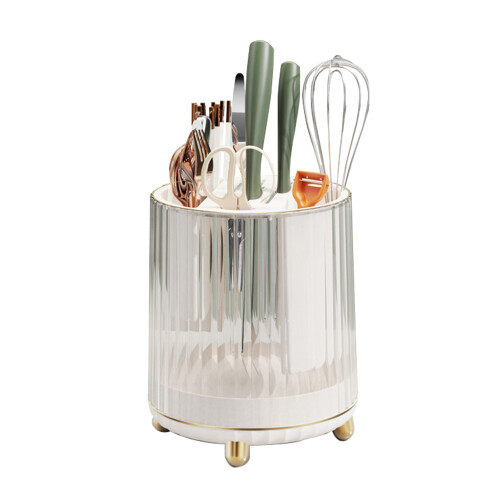 Kitchen Knife Utensil Holder Rotating Knife Block