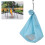 Langlebiger 25KN Luft-Yoga-Hängematte Nylon Hellblau 100x280cm 13