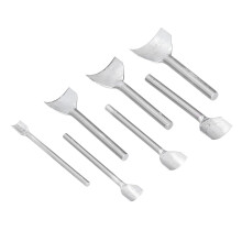 7-teiliges Stahl-Halbkreis-Lochwerkzeug-Set für DIY-Geldbörse und Gürtel