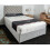 (3ft (Single), Light Silver Plush) Athens Divan Bed Set + 10" Ortho Sensation Mattress + 24" Matching Headboard 4