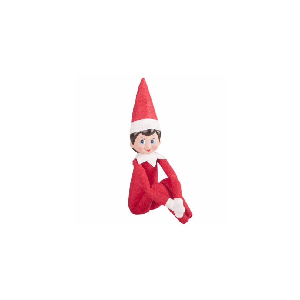 (Red Girl) 30cm Xmas elf Christmas Doll Elf on the Shelf Christmas Plush Dolls Boy Girl Stuffed Plush-image-OPC-PHYG7S5-NEW