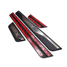 For Mitsubishi ASX biltilbehør Dør Sill Scuff Plate Protectors 2011-2020 Auto Stickers