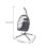 Swing Hanging Egg Chair with Cushion and Pillow 8