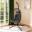 Swing Hanging Egg Chair with Cushion and Pillow 2