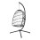 Swing Hanging Egg Chair with Cushion and Pillow 5