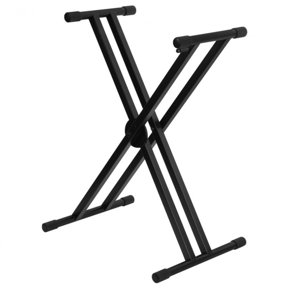 On-Stage KS7291 Pro Heavy-Duty Double-X Ergo-Lok Keyboard Stand