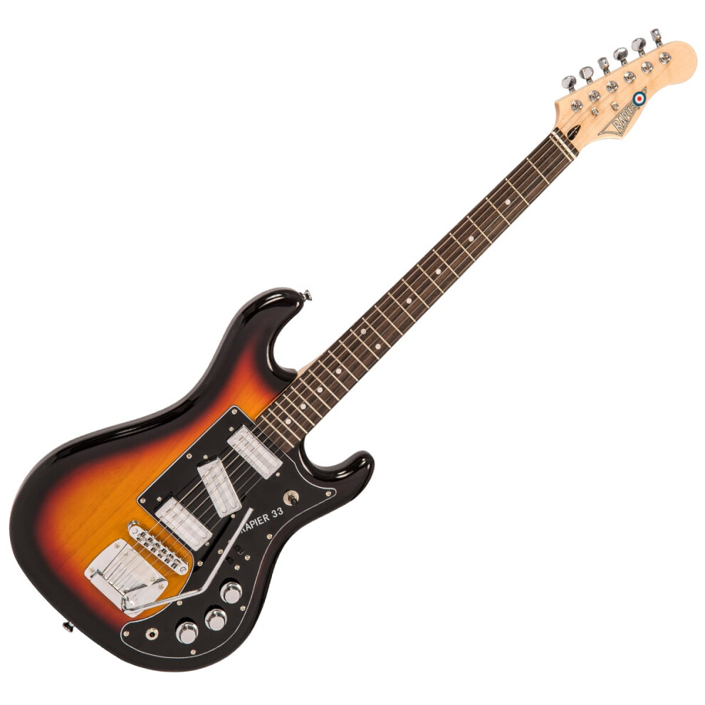 Rapier 33 RAP33SB Electric Guitar ~ 3 Tone Sunburst-image-OPC-PK6BBFZ-NEW