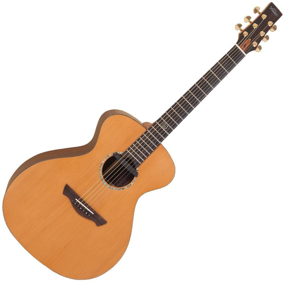 Vintage Gordon Giltrap Signature Deluxe Electro-Acoustic Guitar ~ Natural Satin-image-OPC-PK6BC92-NEW