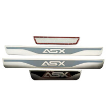 For Mitsubishi ASX 2024 2023 2022 2021 Car Accessories Door Sill Scuff Plate Protector Auto Threshold Pedal Guard Trim Stickers