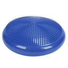 Blauer professioneller Balance-Kissen mit Massageball für Workout & Yoga