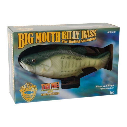 Singing Dancing Toy Electric Artificial Big Mouth Billy Bass Fish 1