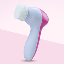 5-in-1 Elektrische Gesichtsbrush – Wiederaufladbare Gesichtspflege- und Make-up-Entferner in Pink/Blau/Grün