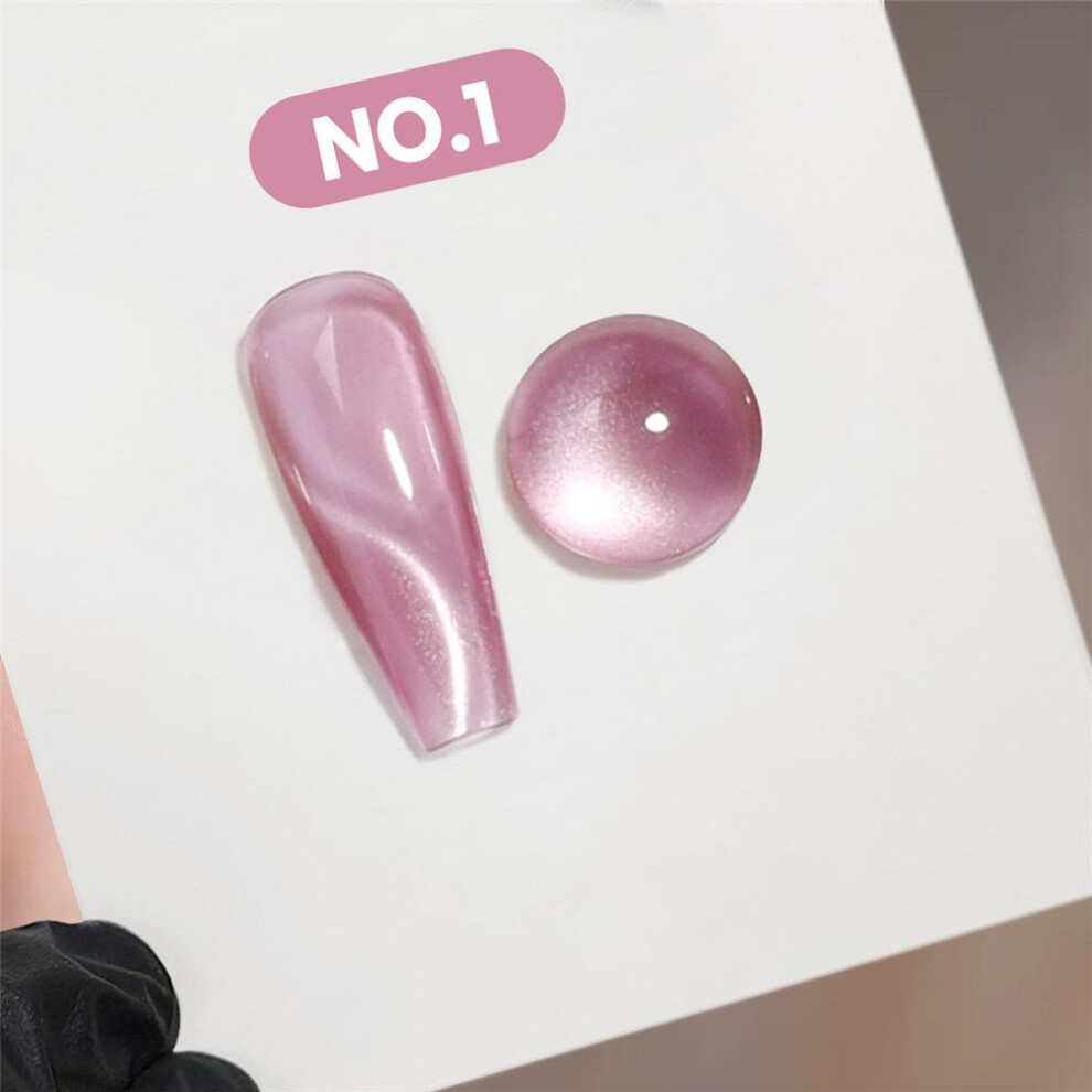 (Type#1) 24 Colors Exquisite Cat Eye Glue Smart Gloss Layered Glass Bead Nail Art-image-OPC-PK6BG5N-NEW