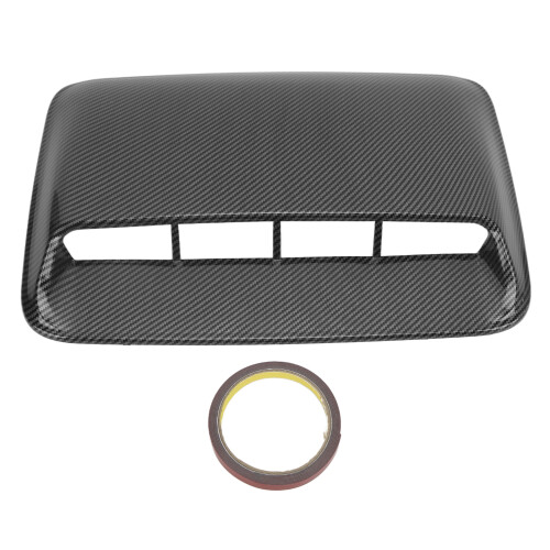 Universaler Auto-Lüftungsgitter Abdeckung ABS Scoop 40x28cm Carbonfaser 1