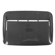 Universaler Auto-Lüftungsgitter Abdeckung ABS Scoop 40x28cm Carbonfaser
