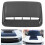 Universaler Auto-Lüftungsgitter Abdeckung ABS Scoop 40x28cm Carbonfaser 16