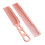 2 Pcs Aluminum Hair Comb Fine Tooth High 9