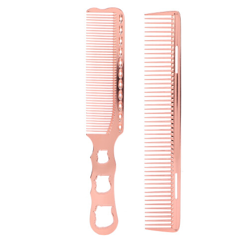 2 Pcs Aluminum Hair Comb Fine Tooth High