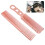 2 Pcs Aluminum Hair Comb Fine Tooth High 11