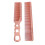 2 Pcs Aluminum Hair Comb Fine Tooth High 13