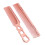 2 Pcs Aluminum Hair Comb Fine Tooth High 5