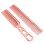 2 Pcs Aluminum Hair Comb Fine Tooth High 7