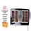 1300W 4 Slice Bread Metal Wall Toaster 6 Level Control Crumb Tray 3