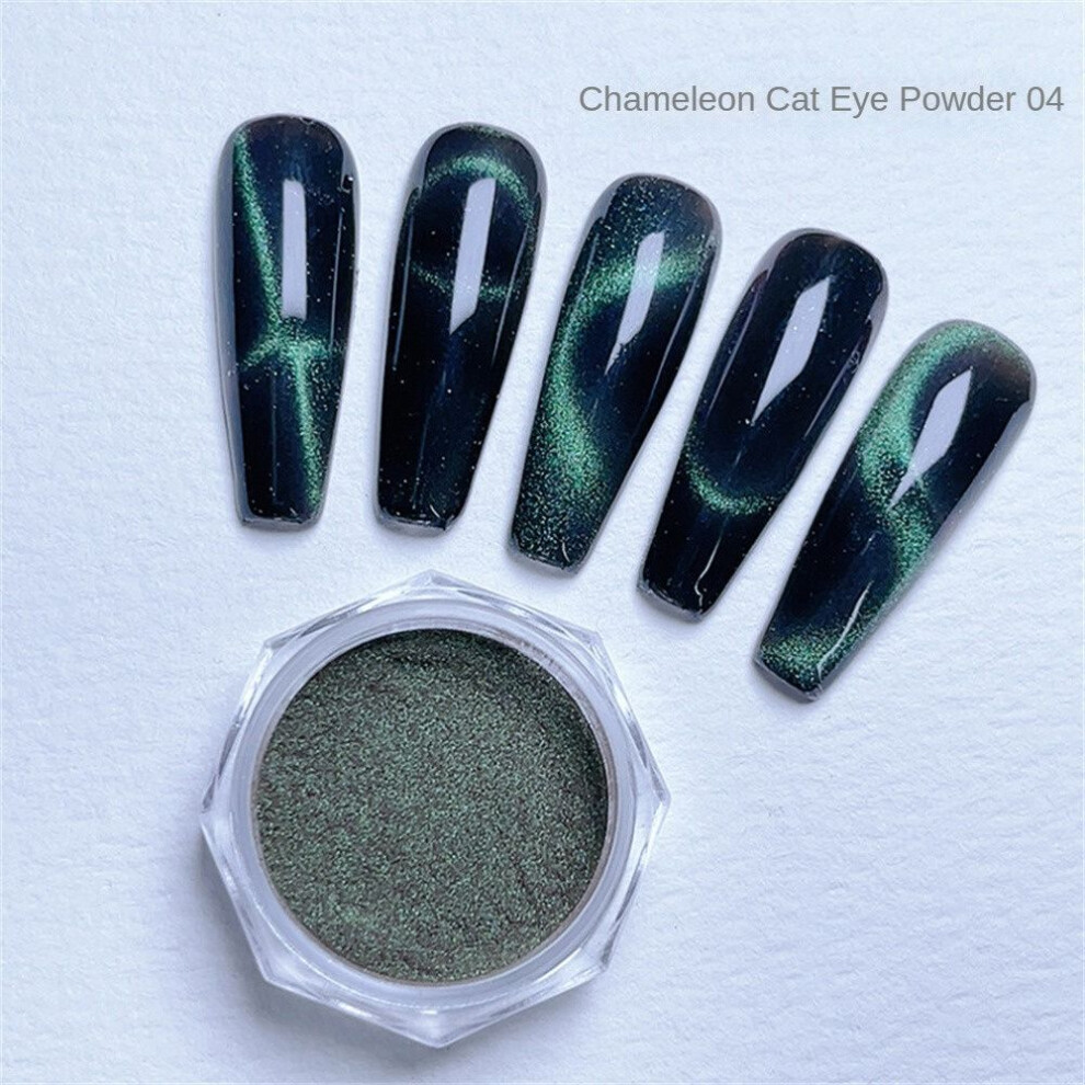 (Type#4) Nail Chameleon Cat Eye Powder 2025 New Aurora Gradient Powder Advanced-image-OPC-PK6BH26-NEW