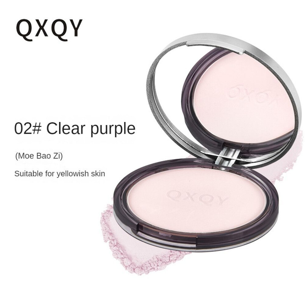 (color02) Qxqy Soft Velvet Light Makeup Powder Cake Dry And Wet Light Natural Tone Powder-image-OPC-PK6BHSQ-NEW