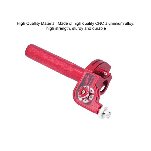 22mm CNC Aluminum Throttle Grip Replacement for CRF Motorcycle Handlebar 2